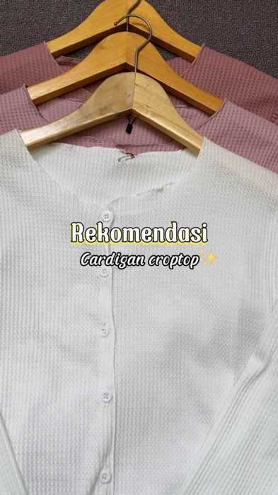 cardigan rajut crop simpel #cardigan #cardiganrajut