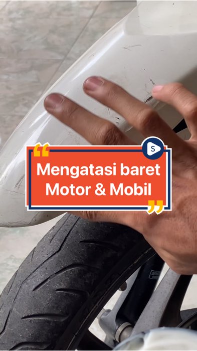Mengatasi baret pada motor dan mobil #antibaret #mengatasibaretmobildanmotor #GratisOngkirRP0 #PromoNonStop #nobaret
