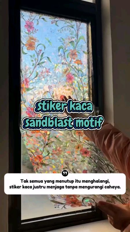 #stiker #PromoNonStop #stikerkacasandblast #stikerkaca #dekorasi #stikerkacajendela #RacunShopee #SpillBawaBerkah #interior #ShopeeLook #fyp