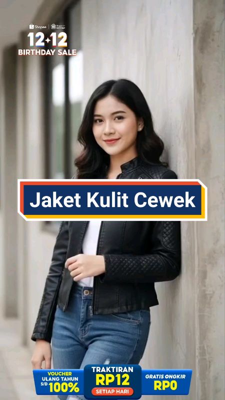 Jaket Kulit Wanita Casual Branded #ViralFypDiShopie♥ #BelinyaDiShopie #racunshopiefashion #belidisinilahipromo #RacunShopieHaul #CantikElgan ,♥️