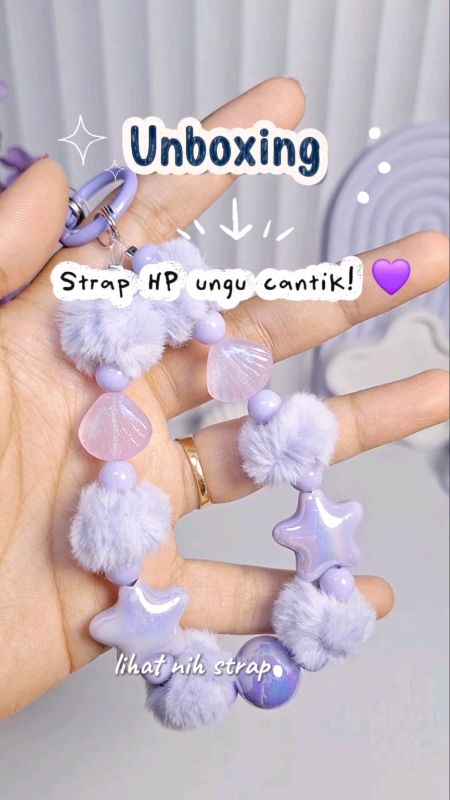 Strap HP ungu gemes! 💜 #straphp #gantunganhp #1212birthdaysale #birthdaysale #SpillRacunShopee #DiskonRacunShopee #ShopeeCOD  #RacunShopee #1212