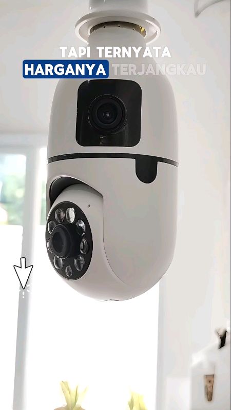 cctv bohlam tanpa kabel. #cctv #cctvbohlam #cctv2kamera #cctvpantaulewathp #RacunShopee #ShopeeCOD #PromoNonStop #TermurahDiShopee