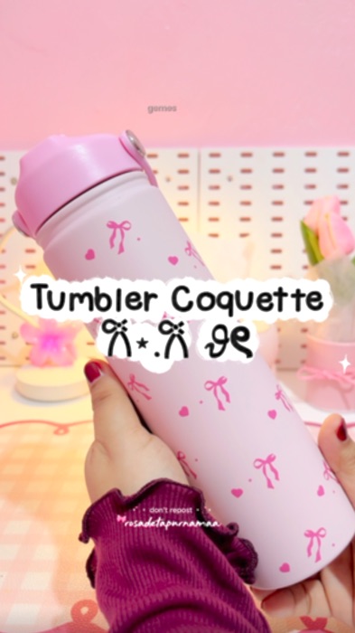 TUMBLER 🎀 #cuculemon #tumbler #tumbleraestethic #tumblerstainless #RacunShopeeCheck #DiskonRacunShopee #ShopeeCOD #goldentick
