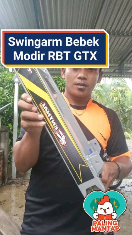 Swingarm bebek modif RBT GTX panjang 55cm #swingarm #swingarmcustom #swingarmbebek #swingarmkaze #armrbt #armgtx