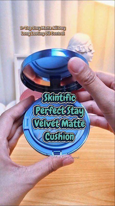 Matte Cushion✨️#skintific #skintificcushion #skintificid #skintificindonesia #cushion #cushionskintific #cushionskintificbiru #ShopeeBeautyHaul