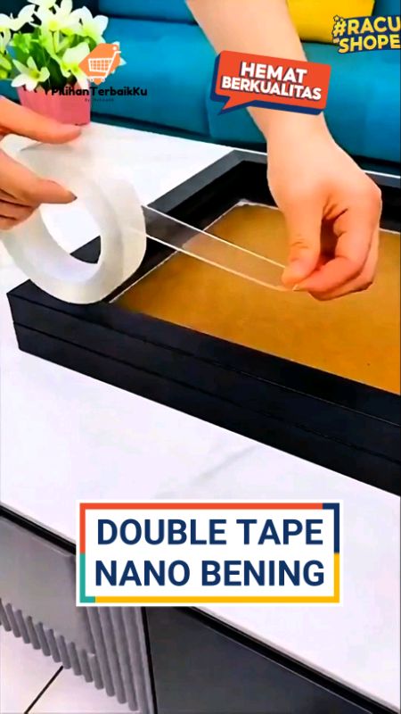 Double Tape doble nano bening 3M 5M Kuat #doubletapebening #doubletape #SpillBawaBerkah #RacunShopee #GakNyeselBeliIni #SpillRacunShopee #shopeevideo