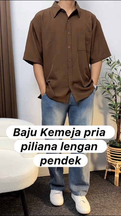 Kemeja pria piliana lengan pendek#kemejapiliana#kemejapria#kemejaoversize#kemejaoriginal#ViralDiShopeeVideo #ShopeeCOD#ShopeeLook#PromoNonStop