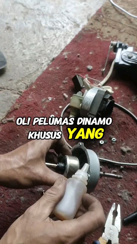 Oli pelumas untuk dinamo kipas angin#minyakpelumasdinamokipasangin #oli #RacunShopee