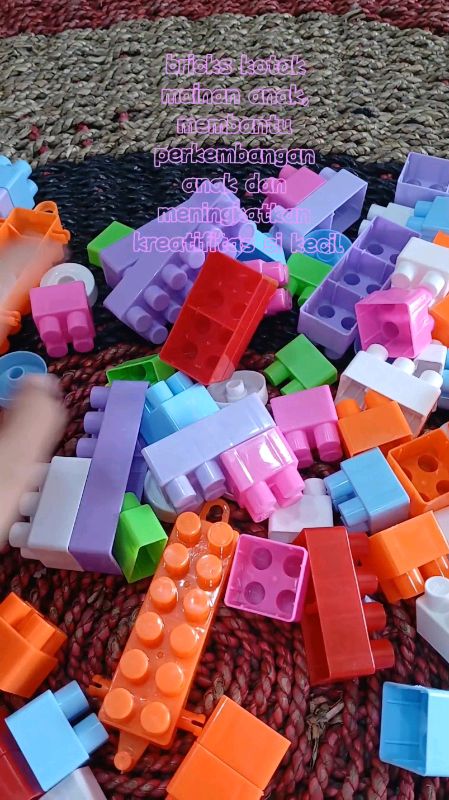 bloks mainan anak isi 40, 76, 102, 384 dll sesuai kebutuhan, dapat meningkatkan kreatifitas si kecil #blokees #ViralDiShopeeVideo #mainananak #CODin