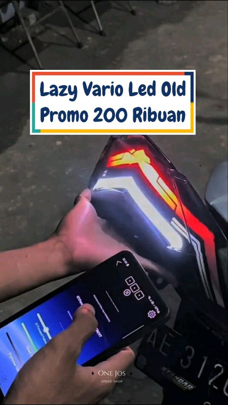 Stoplamp cakep untuk user Vario led old tinggal pasang #stoplamplazyvarioledold125 #lazyvarioledold #stoplamplazy #PromoNonStop #GratisOngkirRP0