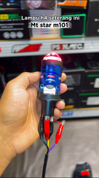 Minibiled h4 Mt star m101 #lampuh4 #minibiledh4 #mtstarm101