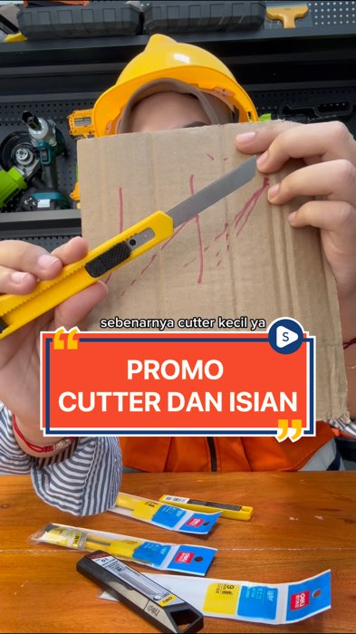PROMO CUTTER DAN ISIAN #PromoNontStop #promoshopee #promocutter #cutter #isiancutter #DiskonRacunShopee #promoshopee #PromoNontStop #promomurah