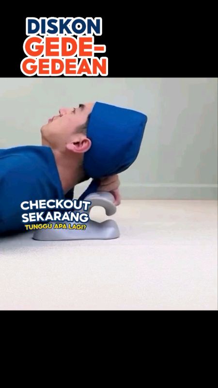 Alat Bantal C Silikon Relaksasi Leher #RacunShopee #RacunShopeeCheck #racunshopeemurah #bantalleher #sakitleher #hidupsehat #tidurnyenyak #promoshopee