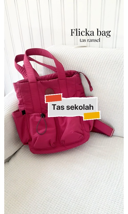 flicka bag #tasanaksekolah #taskuliah #taskuliah #tascantik #tasransel #rekomendasitassekolah #flickafriends #flickabags #rekomendasi #taskuliah