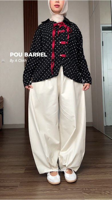 Pou Barrel Pants yang lagi hits!! #barrelpants #byaclothpants #Byacloth #ballonpants #celanawanita #RacunShopee #keranjangshopee