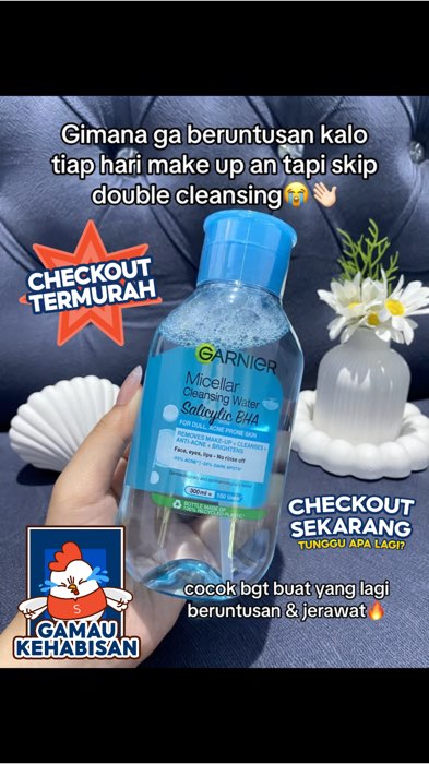 @lorealindonesia @garnierindonesia #micellarwater #garnier #RacunShopee #SpillRacunShopee #ViralDiShopeeVideo #SpillBawaBerkah #shopeevideo #fyp #fypシ