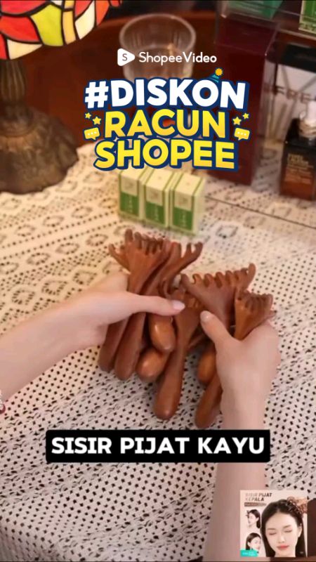 alat sisir pijat kayu#shopeevideo #ShopeeLook #ShopeeCOD #DiskonRacunShopee #Diskon50Persen #GratisOngkirRP0 #RacunShopee #RacunShopeeCheck