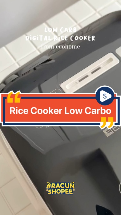 Rice Cooker Low Carbo#RacunShopee#GratisOngkirRP0#ViralDiShopeeVideo#shopeevideo#fyp#viral#ShopeeLook#ShopeeCOD#RacunShopee#shopeevideo