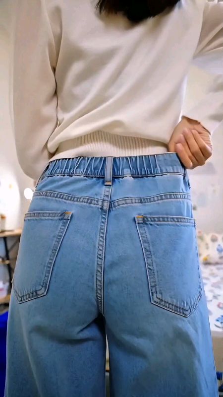 kulot jeans kebutuhan cewek petite #kulotjeanshighwaist #celanakulothighwaist #ViralDiShopeeVideo #SpillRacunShopee #ShopeeLook #Diskon40RB