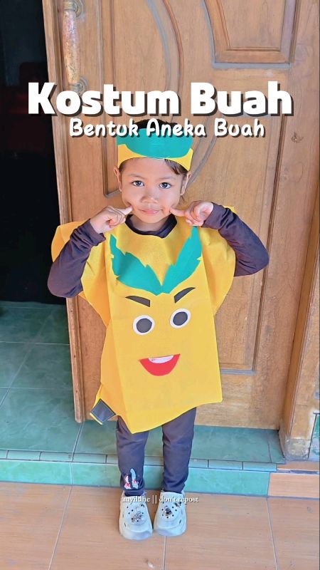 buat acara karnaval an Agustus bisa banget krna stok banyak #kostumbuahanak #kostumkarnaval #kostumlucu