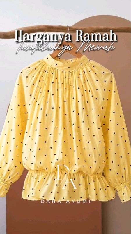 #atasanwanita #bajuwanita #polkadotoutfit #bajubalonwanita #croptopkorea #ViralDiShopeeVideo #GakNyeselBeliIni #ShopeePilihLokal #SpillBawaBerkah