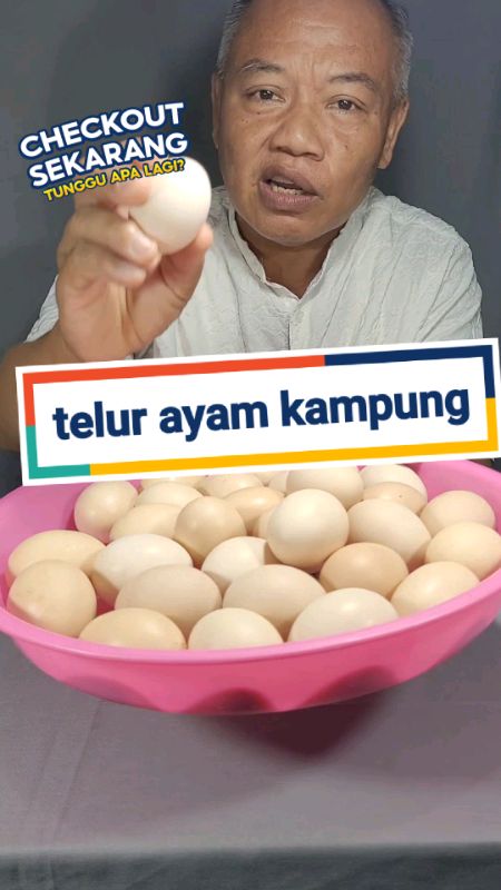 Telur ayam kampung #RacunShopee #PromoNonStop #Diskon50Persen #ShopeeCOD #ShopeeLook #SpillBawaBerkah #SpillRacunShopee #GakNyeselBeliIni