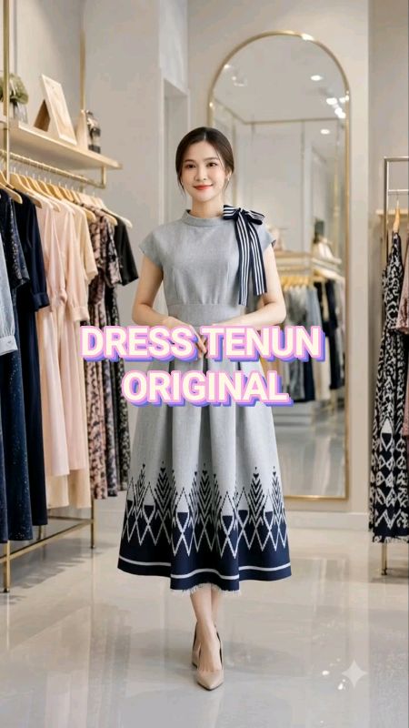 cocok dipakai ke pesta/kondangan #DressTenunOriginal#DressCantik#ShopeeFitCheck#DiskonRacunRacunShopee#RacunShopee#