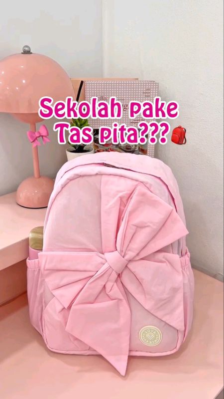 Tas Ransel Wanita - Nellie Lova.id #tasransel #tasranselwanita #tasranselsekolah #tasranselpink