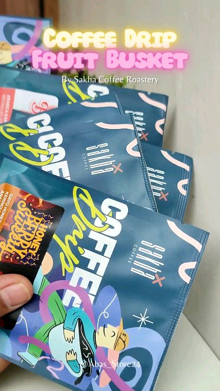 Kopi Drip Fruit Busket 1box isi 7 varian kopi#Coffee #sakhacoffeeroastery #Kopi #shopeevideo #ViralDiShopeeVideo #fyp #racunshopeee #DiskonRacunShopee