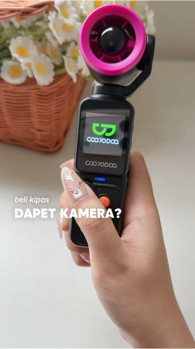 Kipas sekaligus kamera goojodoq, keren bgtt! #kipasmini #kipasportable #kipasanginmini #kipasminiportable #kipasgoojodoq #ShopeeCOD #kipasgenggam