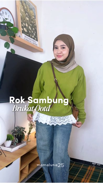 rok sambung lace skirt #roksambungan #roksambung #roksambungkekinian #laceskirt #laceskirtbrukat #RacunShopee #PromoNonStop #ShopeeLook #CODinApa