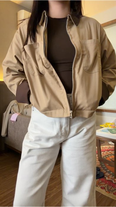 #OOTDFashionShopee #RacunShopee #hulmofficial #HULMmasonTwoToneJacketOuterWanita #hulmmason #twotonejacket