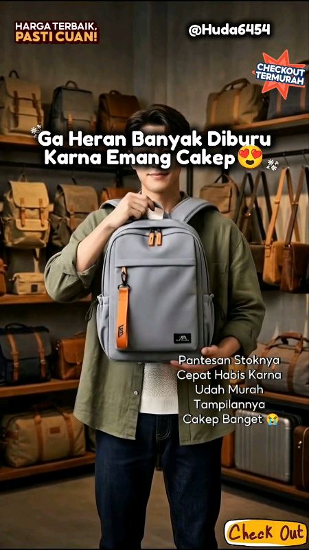 Ransel Pria Premium😎#tasransel#ranselparasut...
