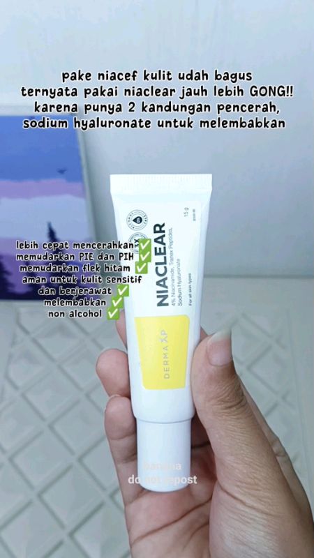 memudarkan bekas jerawat dan flek hitam #niaclear #gelpencerahkulit #ViralDiShopeeVideo #shopeevideo #RacunShopee #ShopeeBeautyHaul #ShopeeCOD