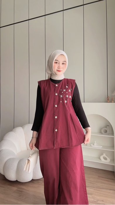 #setcelkekinian #OOTDFashionShopee #outfitideas #setcel #oneset