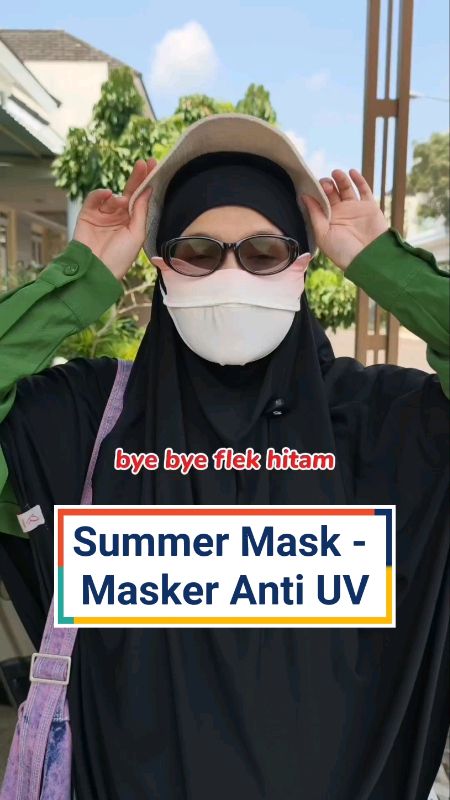 Masker Anti UV #summermask #maskerantiuv #maskerwajah