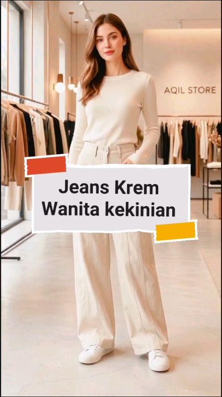 #Jeanskremwanita#jeanskerjaaprikotwanita#SpillRacunShopee #SpillBawaBerkah #OOTDFashionShopee #ViralDiShopeeVideo #ShopeeCOD #DiskonRacunShopee