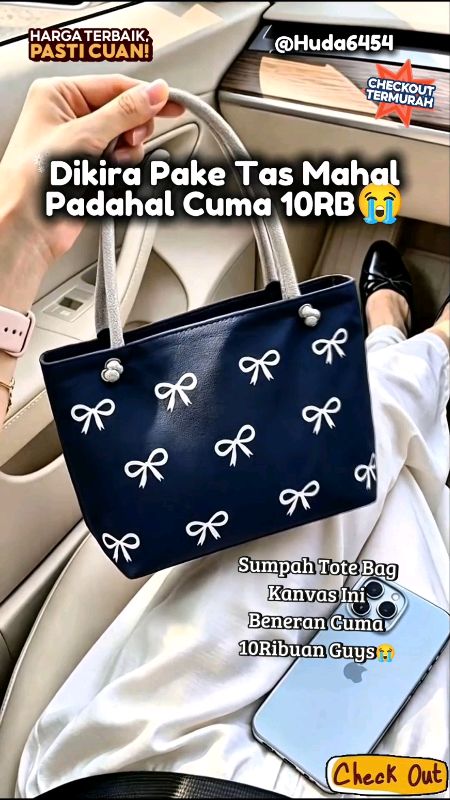 Tas Kanvas Murah?#RacunShopee#Diskon50Persen#bismillahfyp#taswanita#fashionwanita#ShopeeFashionHaul#tasselempang#handbag#fyp#totebagkanvas#viral#fyp