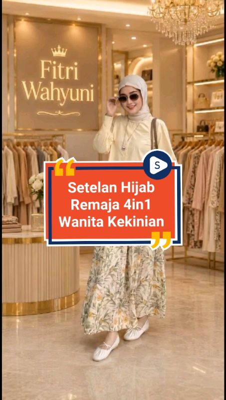 #SetelanHijabRemaja4in1kekinian#Outfikekinian#OOTDFashionShopee #RacunShopeeCantik #DiskonRacunShopee #ViralDiShopeeVideo #ShopeeCOD