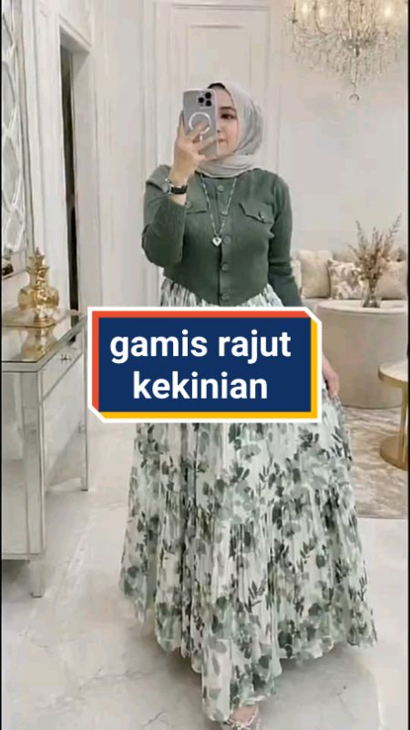 gamis rajut kekinian #gamisrajut#RacunShopeeCantik #OOTDFashionShopee #SpillRacunShopeeCheck #SpillRacunShopeeHaul #spilbawaberkahalhamdulillh