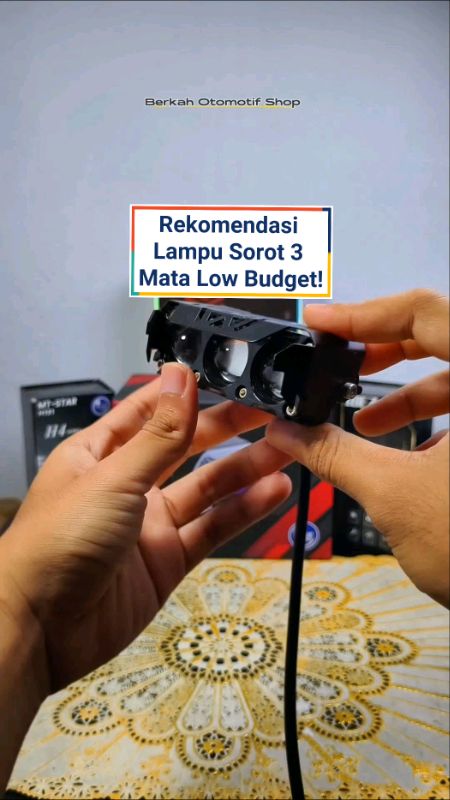 Rekomendasi lampu sorot gahar budget pelajar! #lampumotor #aksesorismotor #lamputembakmotor #sql3mata #ViralDiShopeeVideo