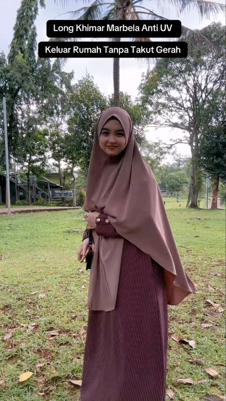 Khimar Syar'i bahan Anti UV. #khimarsyar'i #khimarantiuv #kerudungantiuv #jilbabantiUV #jilbabnonpad #bergosyari #RacunShopee #RacunShopeeCheck #fyp