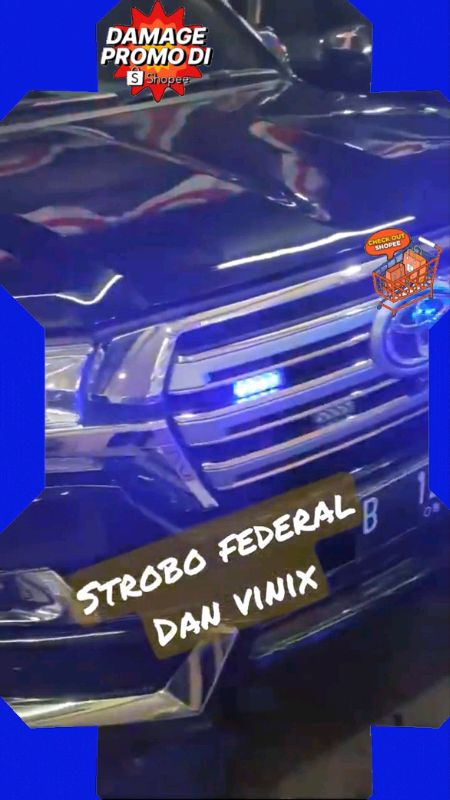 LAMPU LED GRILLE 4x4 MATA BLITZ FLASH 12V INNOVA, FORTUNER, DLL #RacunShopee #ViralDiShopeeVideo #PromoNonStop #ShopeeCOD #GratisOngkirRP0