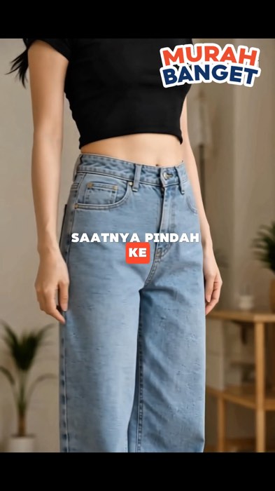 ￼New Biru Premium Kulot Highwaist Celana Panjang Wanita #jeanshighwaist #ShopeeBeautyHaul #shopeebawaberkah #ShopeeLook