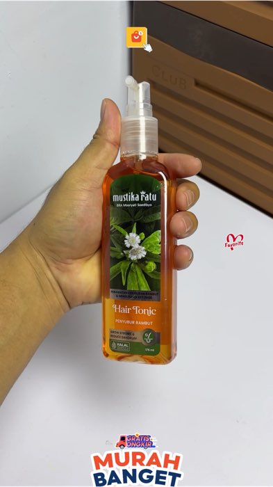 Hair Tonic Penyubur Rambut #hairtonic #hairtonicrambutrontok #hairtonicmurah #hairtonicviral #hairtonicmustikaratu #RacunShopee #SpillBawaBerkah #fypシ