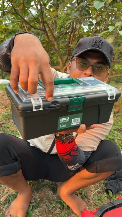 ￼ISKU Tool Box Mini 12 Inch serbaguna bisa di bawak ke mana saja #boxserbaguna #toolboxmurah #mancingmania #anglerindonesia #toolboxISKU #fishing #fyp