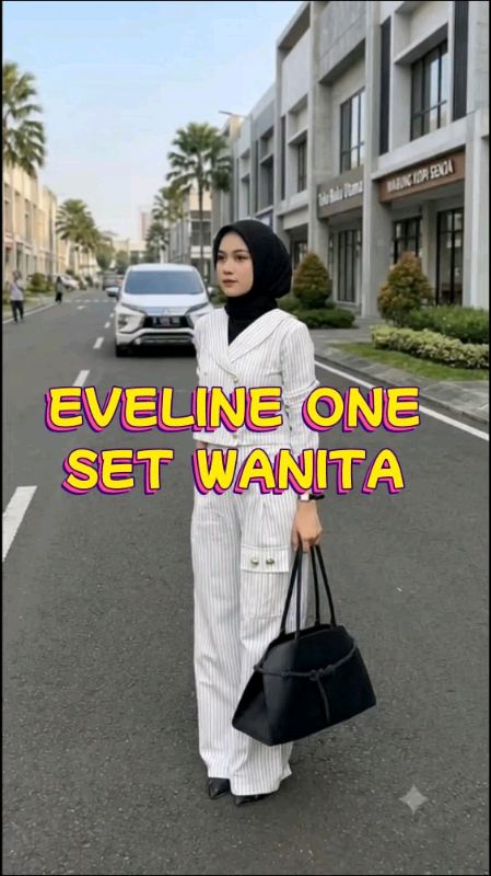#Evelineonesetwanita#setelanwanita#OOTDFashionShopee #RacunShopeeCantik #SpillBawaBerkah #ShopeeCOD #Casualvintagepremium