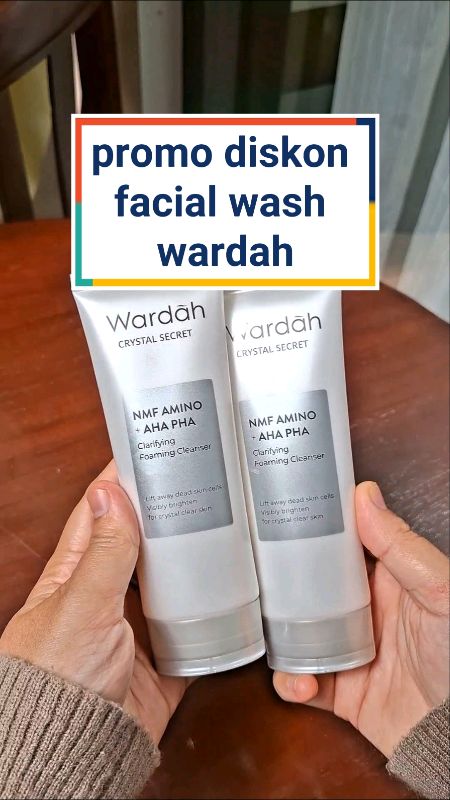 beli 2 lebih murah #crystalsecret #wardah #facialwash