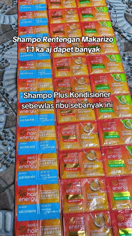 #sampomakarizosachet #makarizohairenergy #makarizo #hairtreatment #GakNyeselBeliIni #BadaiTapiBudget #ViralDiShopeeVideo #keranjangshopee #CODinApa