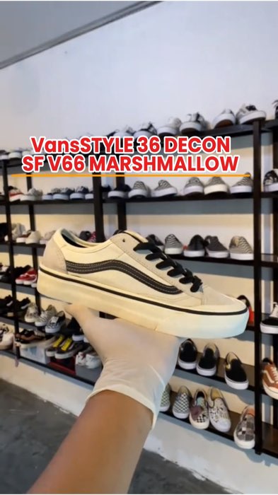#Vans STYLE 36 DECON SF V66 MARSHMALLOW #vansoldskool #vansoriginal #vans #ViralDiShopeeVideo #GratisOngkirRP0 #spillshopee #sneakers #fyp #original